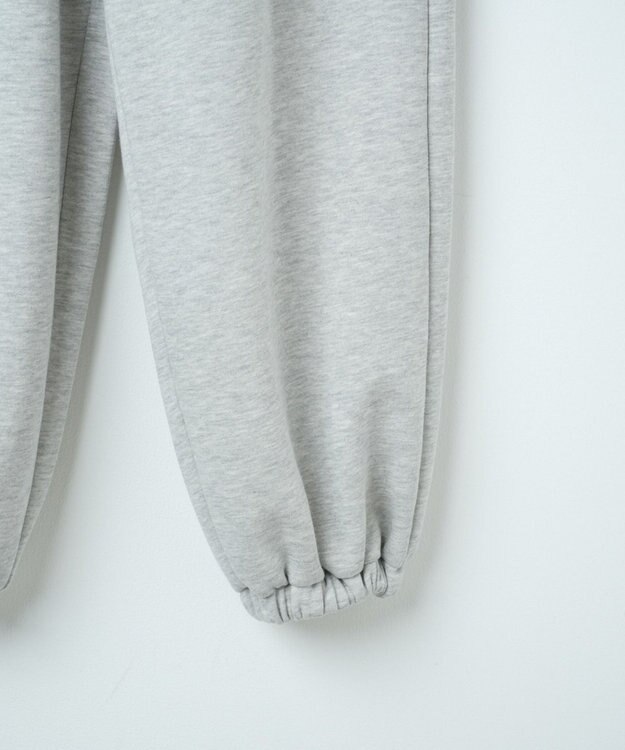 WEGO 裏起毛ロゴ刺繍スウェットパンツ 杢グレー