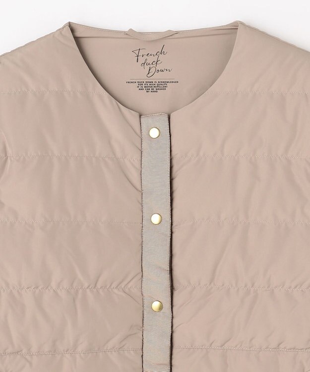 ANY フレンチダウンショートコート モカ