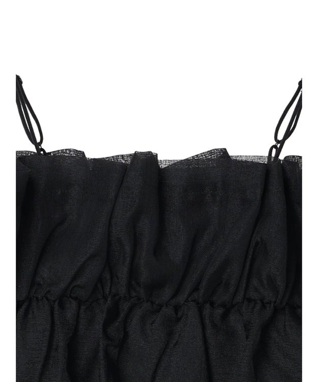 Green Parks シアーキャミビスチェ Black