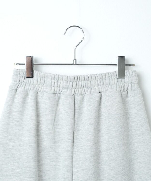 WEGO 裏起毛ロゴ刺繍スウェットパンツ 杢グレー