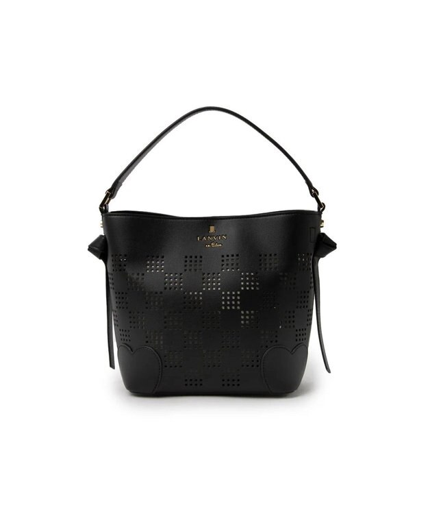 LANVIN en Bleu ペルフォレ 2wayバッグ ブラック