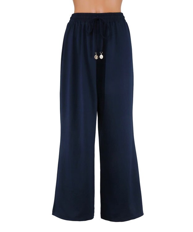 San-ai Resort（三愛水着楽園） 【SALE】【UPF50＋】　ロングパンツ　M　【Coral veil（コーラルヴェール）】 ネイビー