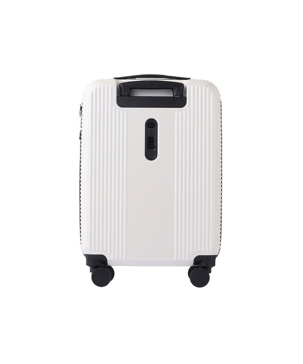 ACE BAGS & LUGGAGE World Traveler ボトムベイ スーツケース 34リットル 2~3泊 3kg 機内持ち込みサイズ キャスターストッパー 双輪キャスター 06951 ワールドトラベラー キャリーケース ホワイトカーボン