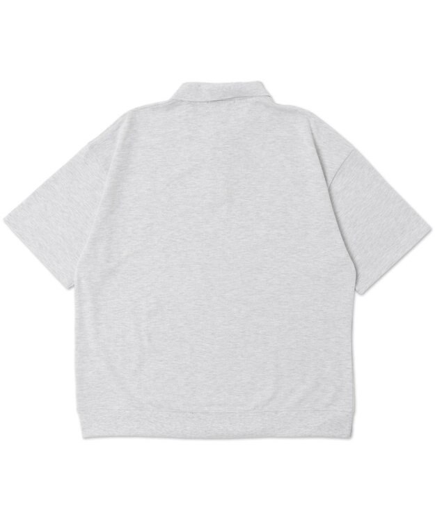 WEGO 【ユニセックス着用ITEM/MLサイズ展開】別注USPOLO　ヘビーウェイトポロT アッシュグレー