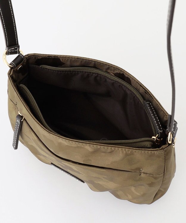 LA BAGAGERIE シャドージャカード ショルダーバッグ カーキ