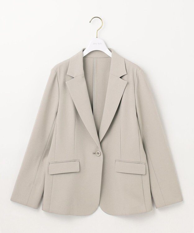 ANY SIS S 【UVカット / 接触冷感 / 吸水速乾】スマートビューティストレッチ テーラードジャケット グレージュ