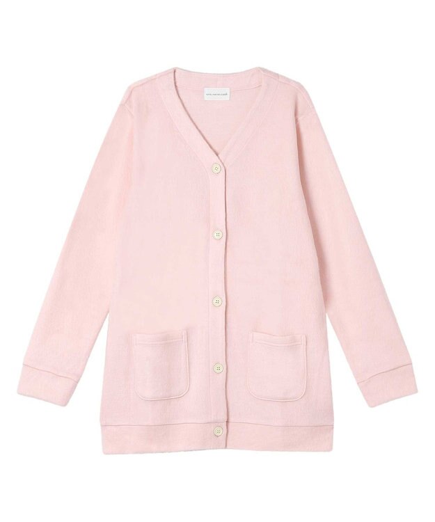 une nana cool ビーバー仕立てカーディガン PI