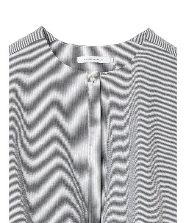 AMERICAN HOLIC サッカーワントーンティアードチュニック Off White