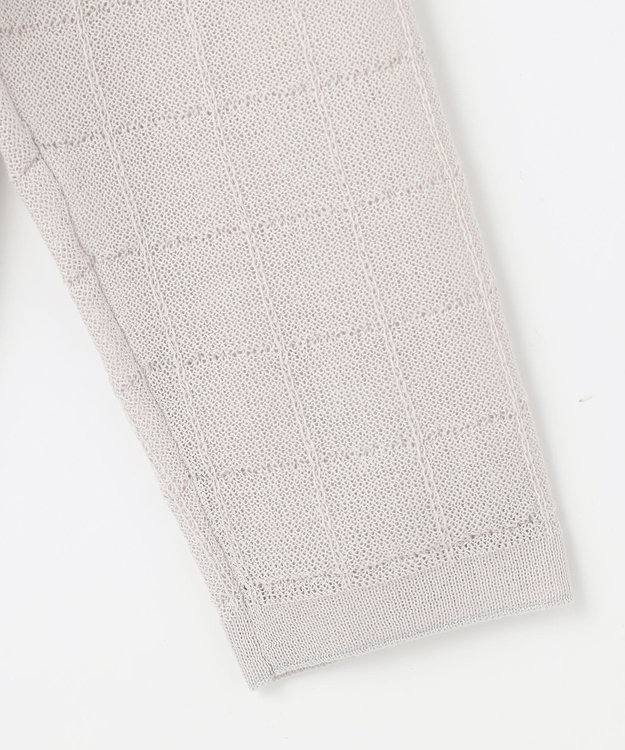 J.PRESS LADIES 【洗える】WINDY JACKET ニット ジャケット グレージュ系