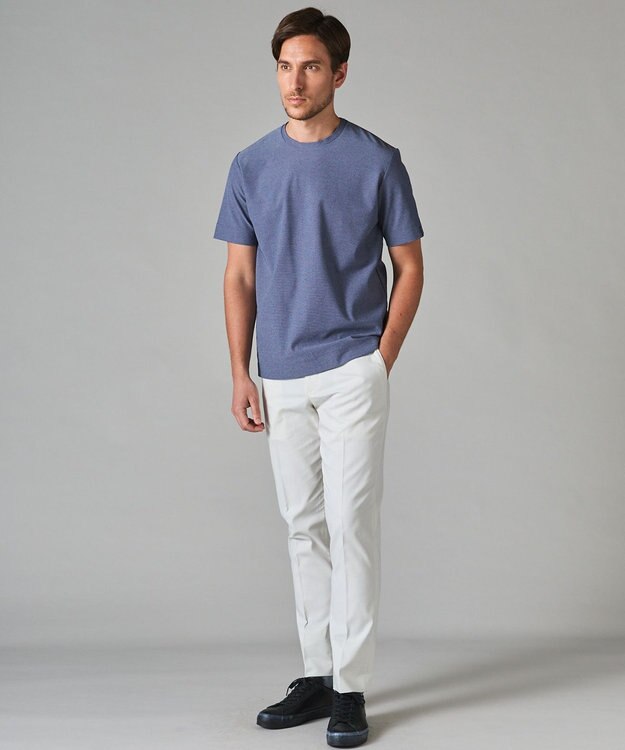 GOTAIRIKU ウエストアジャスター/折り目加工/吸汗速乾/洗える【ビジネス対応】クールマックスパンツ（24年モデル） アイボリー系