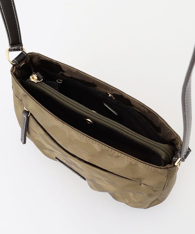 LA BAGAGERIE シャドージャカード ショルダーバッグ カーキ