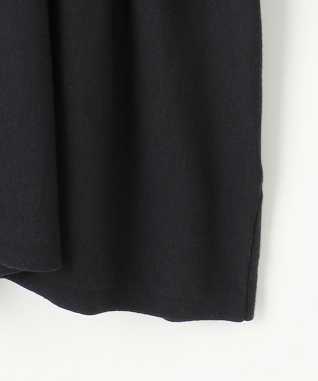 #Newans 【洗える】ペプラムデザインワイドシルエットプルオーバー ブラック