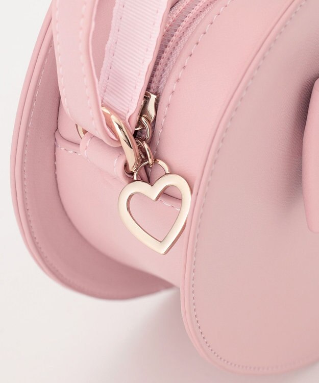 ANY KIDS ハート型 ショルダーバッグ ピンク