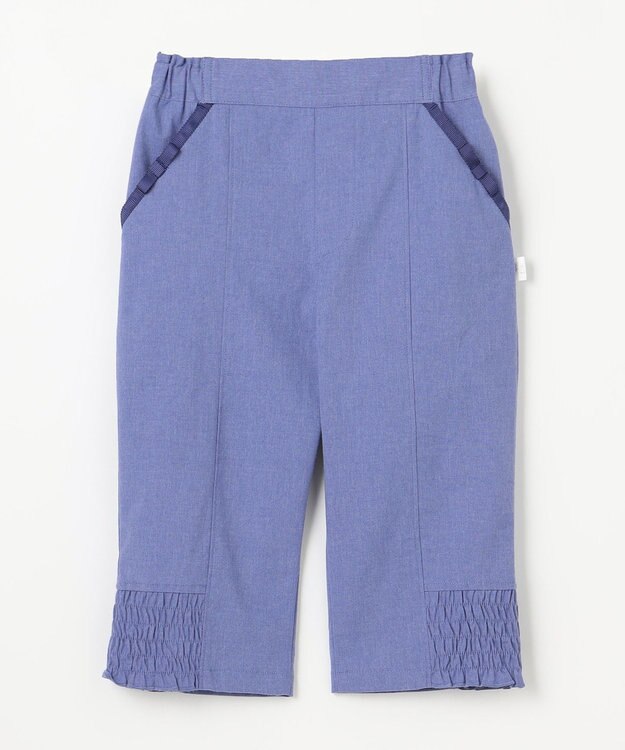 組曲 KIDS 【110-140㎝】シャーリング パンツ ブルー