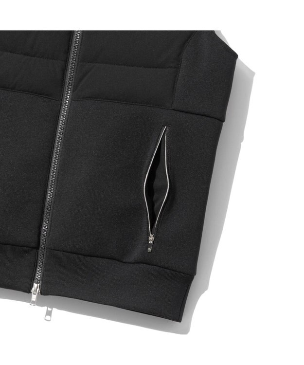 ZERO HALLIBURTON ハイブリット中綿ベスト ZHG-W4A 4b 82876 ゴルフウェア ブラック