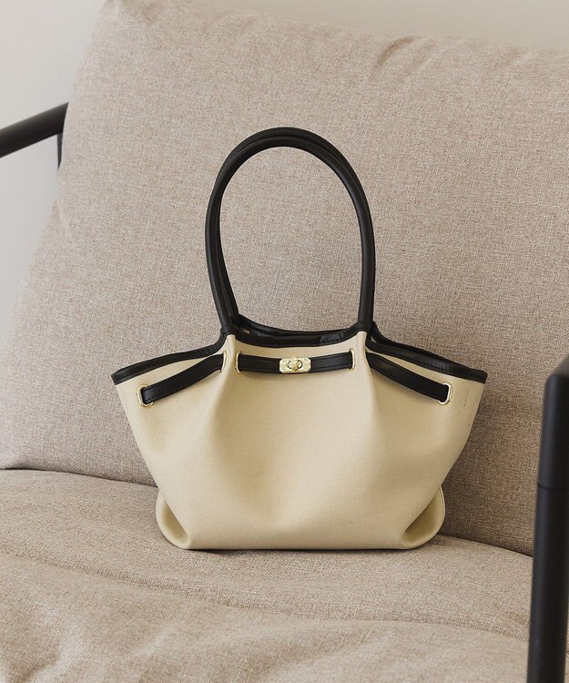 AMERICAN HOLIC 【2点SET】ベルトラウンドトートバッグ Off White