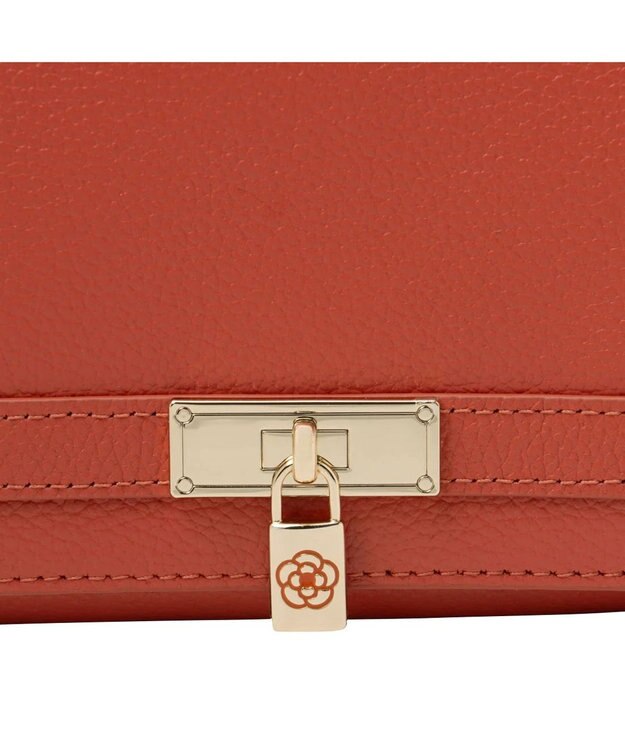 CLATHAS イヴェット 二つ折り財布 オレンジ