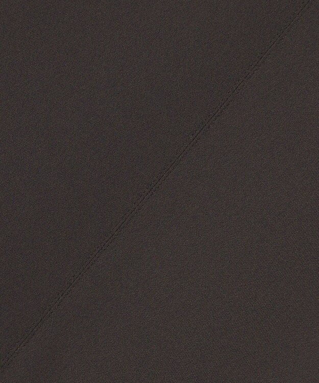 23区 S ストレッチジョーゼット フレアワンピース ダークブラウン系