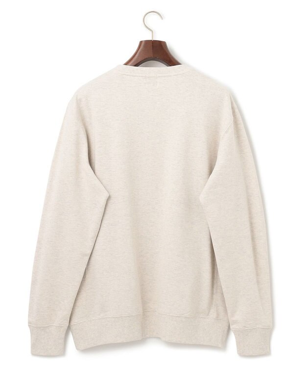 J.PRESS MEN インレージャージー アドレスプリント ロゴトレーナー ライトグレー系