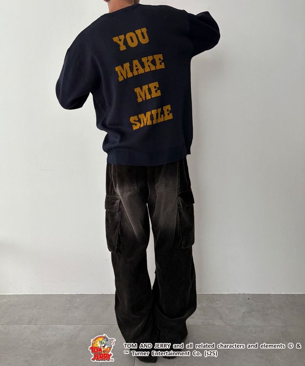 WEGO JERRY　ジャガードニット ネイビー