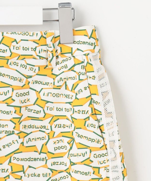 23区GOLF 【WOMEN】【吸水速乾/UVカット】YELL総柄プリントスカート イエロー系5