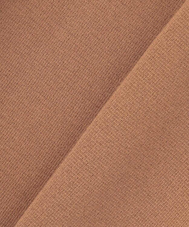 ANY 【UVカット・洗濯機可】クロップド丈スナップカーディガン キャメル