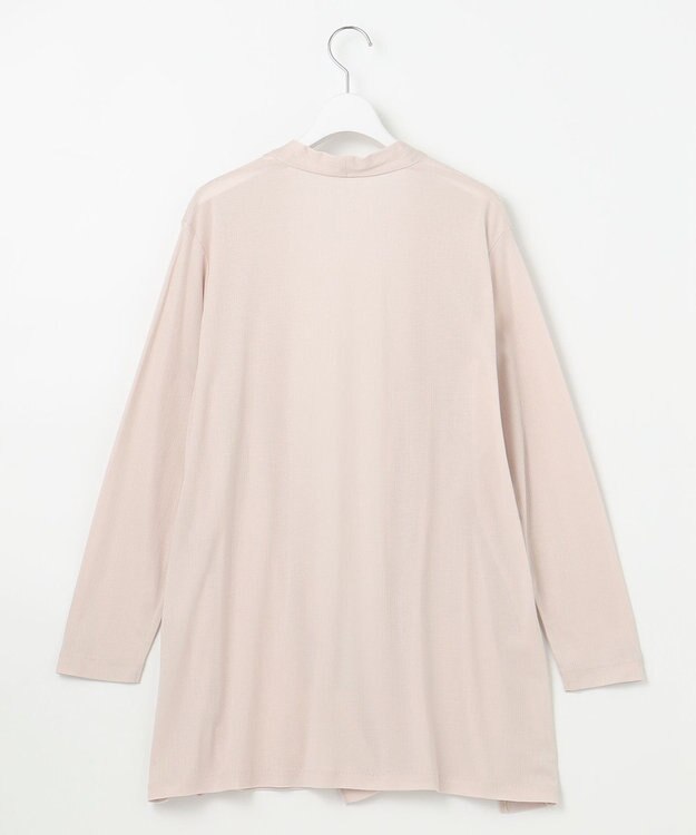 自由区 【好評につき新色追加・接触冷感・UVカット・洗える・XSサイズあり】ハンディカーディガン ロング丈 ローズ系