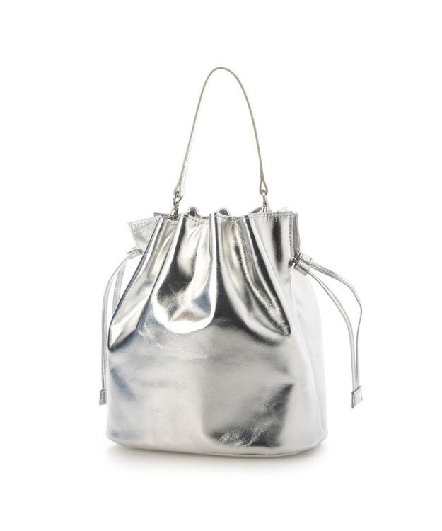 UNBILLION ペルケ perche / マルチスタッズ2wayドロストショルダー シルバー