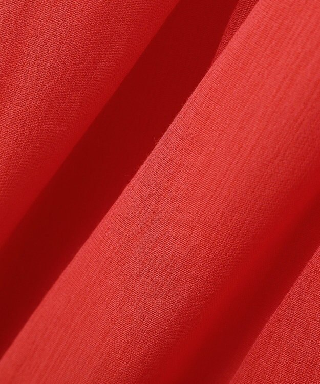 AMERICAN HOLIC スキッパーギャザーブラウス Red