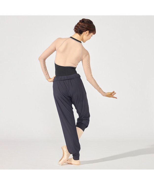 Chacott ロングスリーブレオタード ブラック