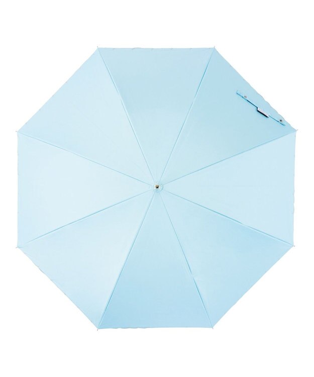 MOONBAT estaa 晴雨兼用 長傘 チェリースカラップ 日傘 遮光 遮熱 UV サックスブルー