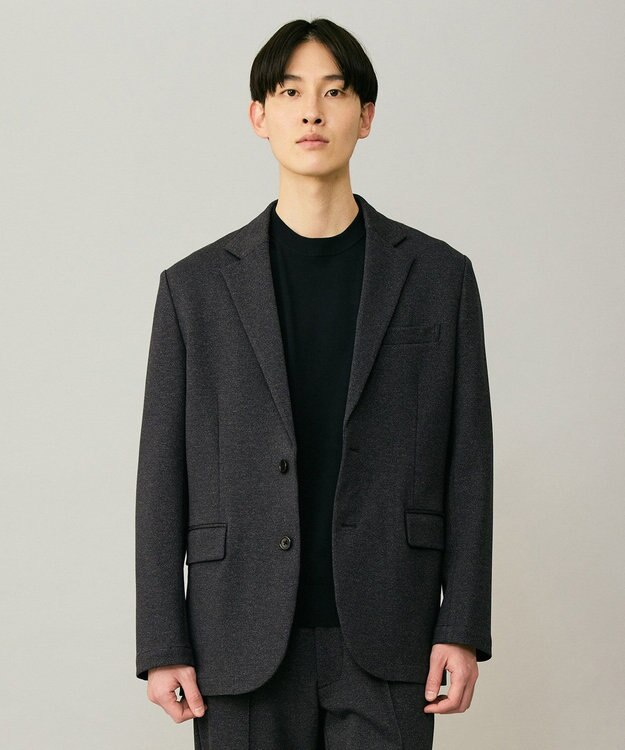 UNFILO MENS コンフォートジャージー ジャケット ネイビー