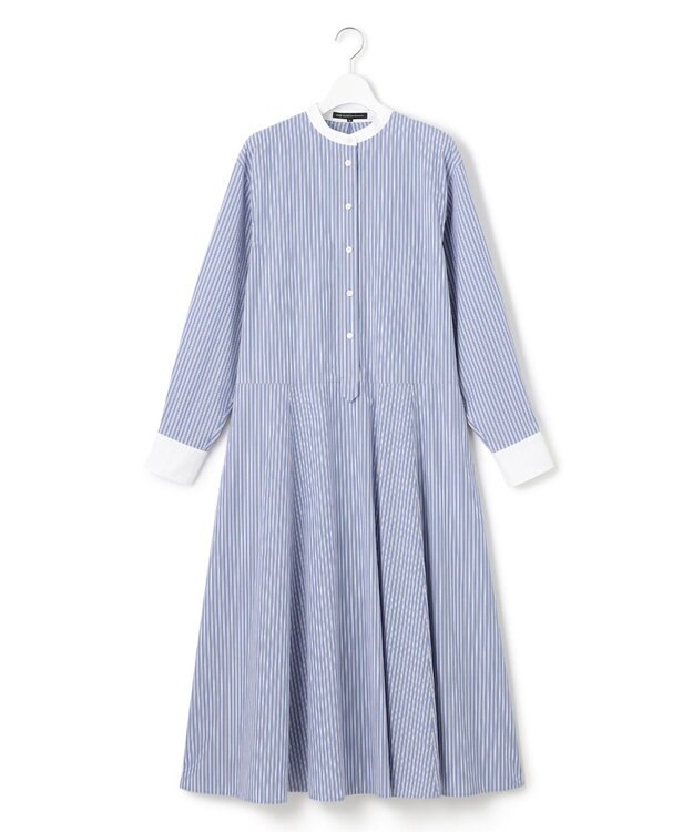 23区 CANCLINI シャツ ワンピース マルチストライプ