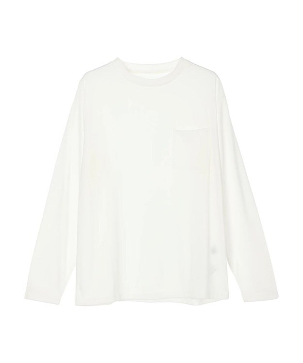 CRAFT STANDARD BOUTIQUE 梨地カットベスト＋Ｌ／Ｓ　ＴＥＥーＳＥＴ Light Gray