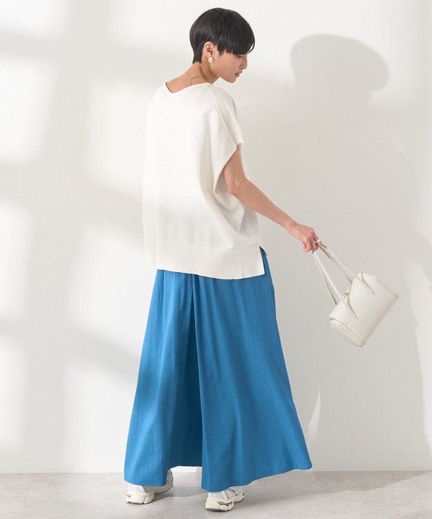 AMERICAN HOLIC フレンチスリーブニットプルオーバー Off White