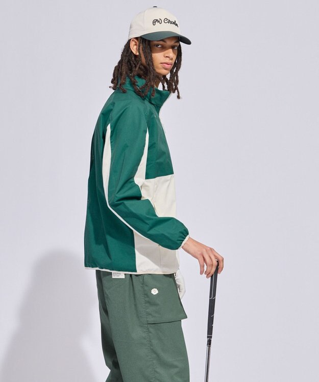 PW CIRCULUS 【花粉がつきにくい】【MEN】スプリングジャケット ゴルフ グリーン系