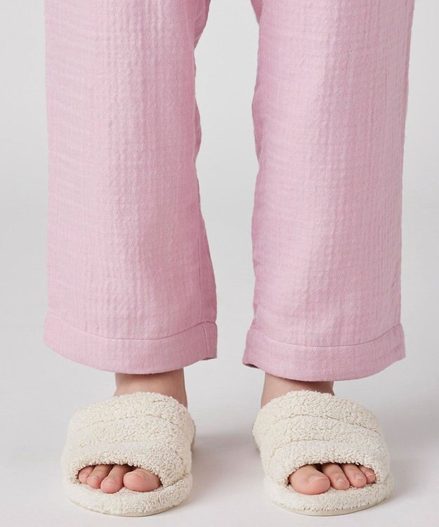 UCHINO マシュマロガーゼシンプルパジャマ ユニセックス ピンク