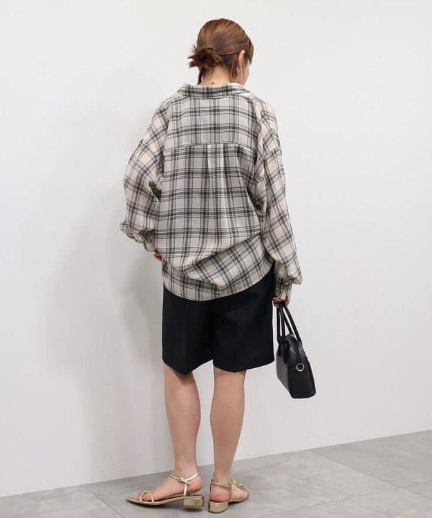 AMERICAN HOLIC タックハーフパンツ Black