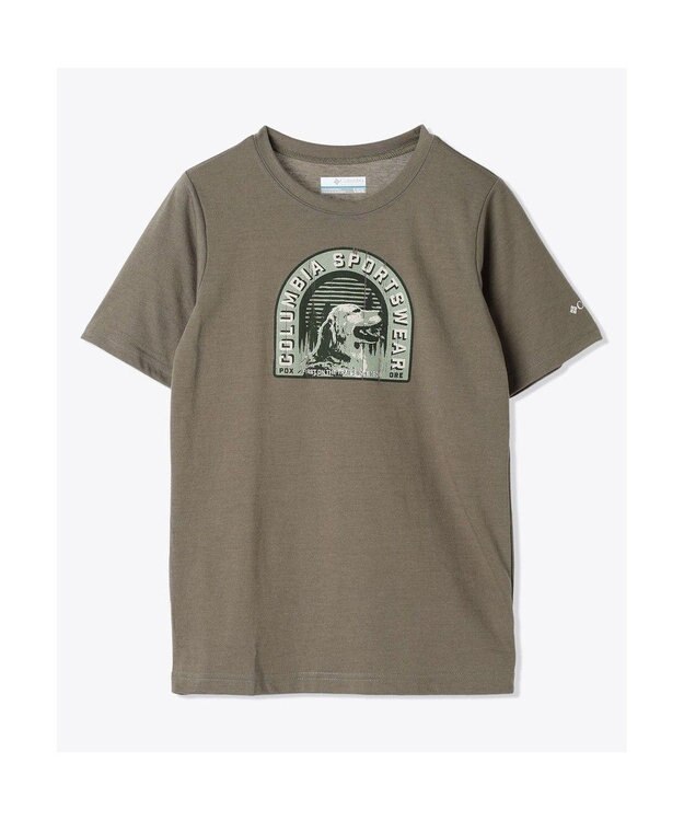 Columbia Columbia/ 【KIDS】ラプードルパスショートスリーブTシャツ /コロンビア Stone Green、 Furry Friend