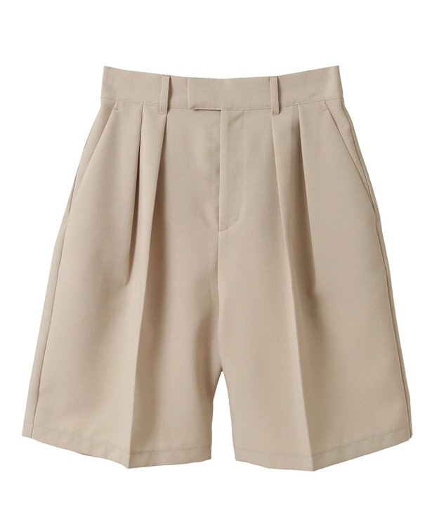 AMERICAN HOLIC タックハーフパンツ Beige