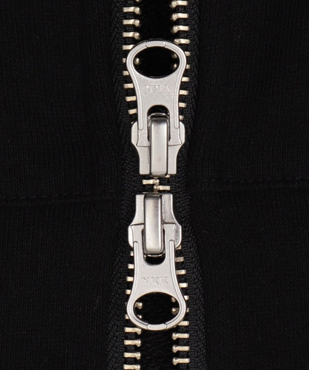 WEGO Wジップショートパーカー ブラックその他