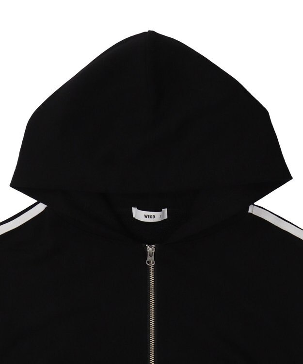 WEGO Wジップショートパーカー ブラックその他
