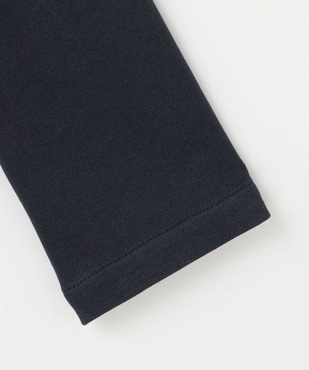 ANY KIDS レース襟付き長袖ワンピース ネイビー