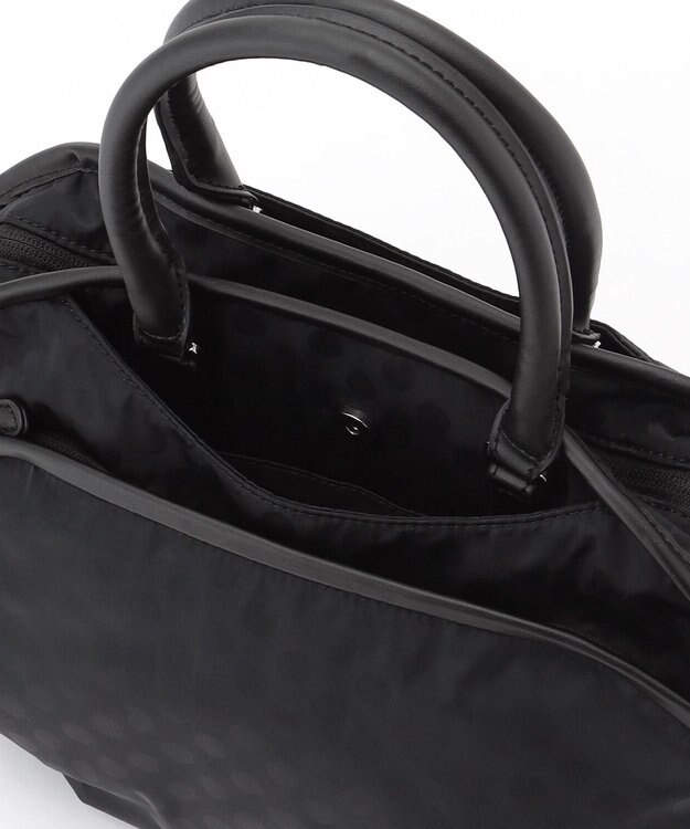 Y'SACCS Polka Dots　パイピングポケット2WAYミニトート ブラック