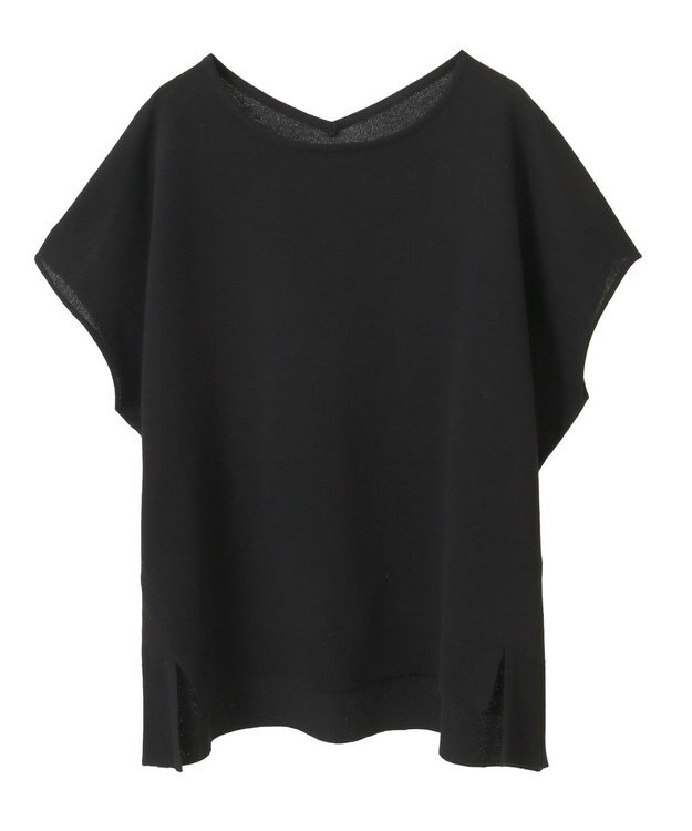 AMERICAN HOLIC フレンチスリーブニットプルオーバー Black