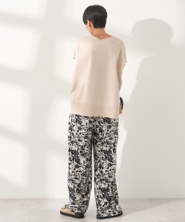 AMERICAN HOLIC フレンチスリーブニットプルオーバー Light Beige