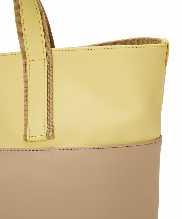 TOPKAPI 【Breath TOPKAPI】Bright ブライト カラーブロック A4 トートバッグ レモンイエロー