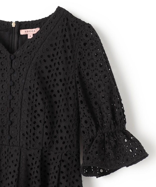 TOCCA 【大人百花掲載・消臭・洗える・WEB限定カラー有】ZELLIGE ドレス ブラック系7