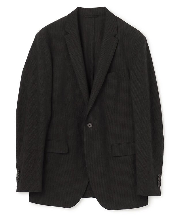 JOSEPH HOMME 新色追加【セットアップ対応】トリコサッカーストレッチ　 ジャケット ブラック系