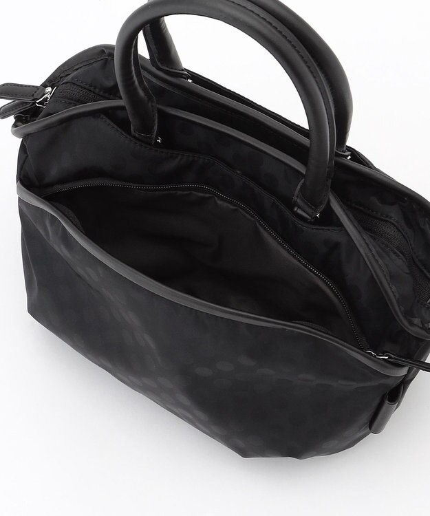 Y'SACCS Polka Dots　パイピングポケット2WAYミニトート ブラック